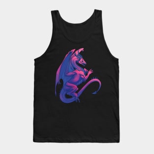 Purple dragon flying Tank Top